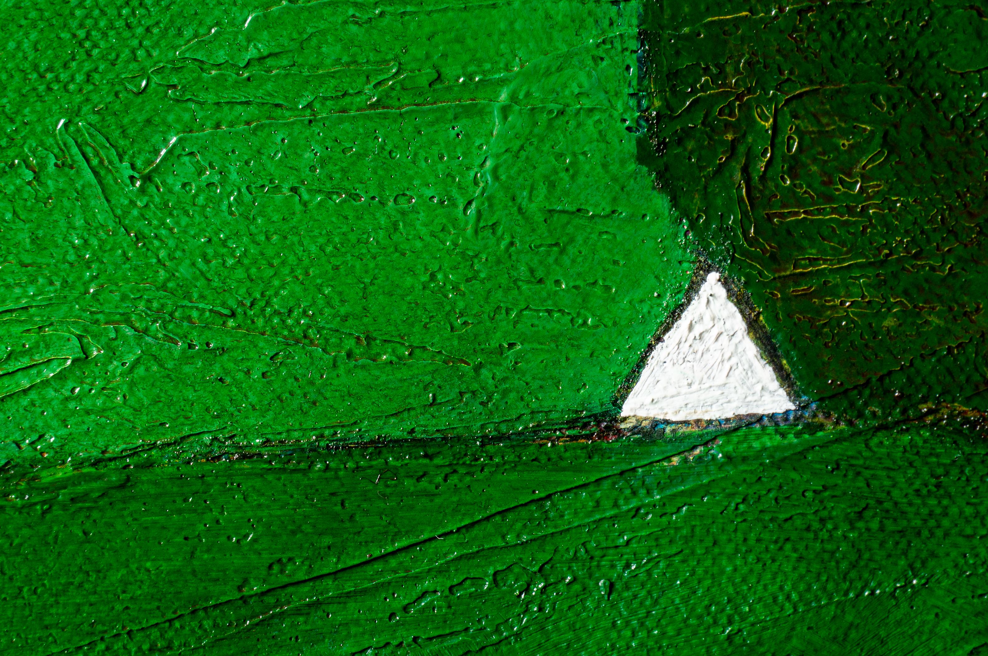 Green study - Painting by Luis Alexander Rodríguez (Ie-Xiua)