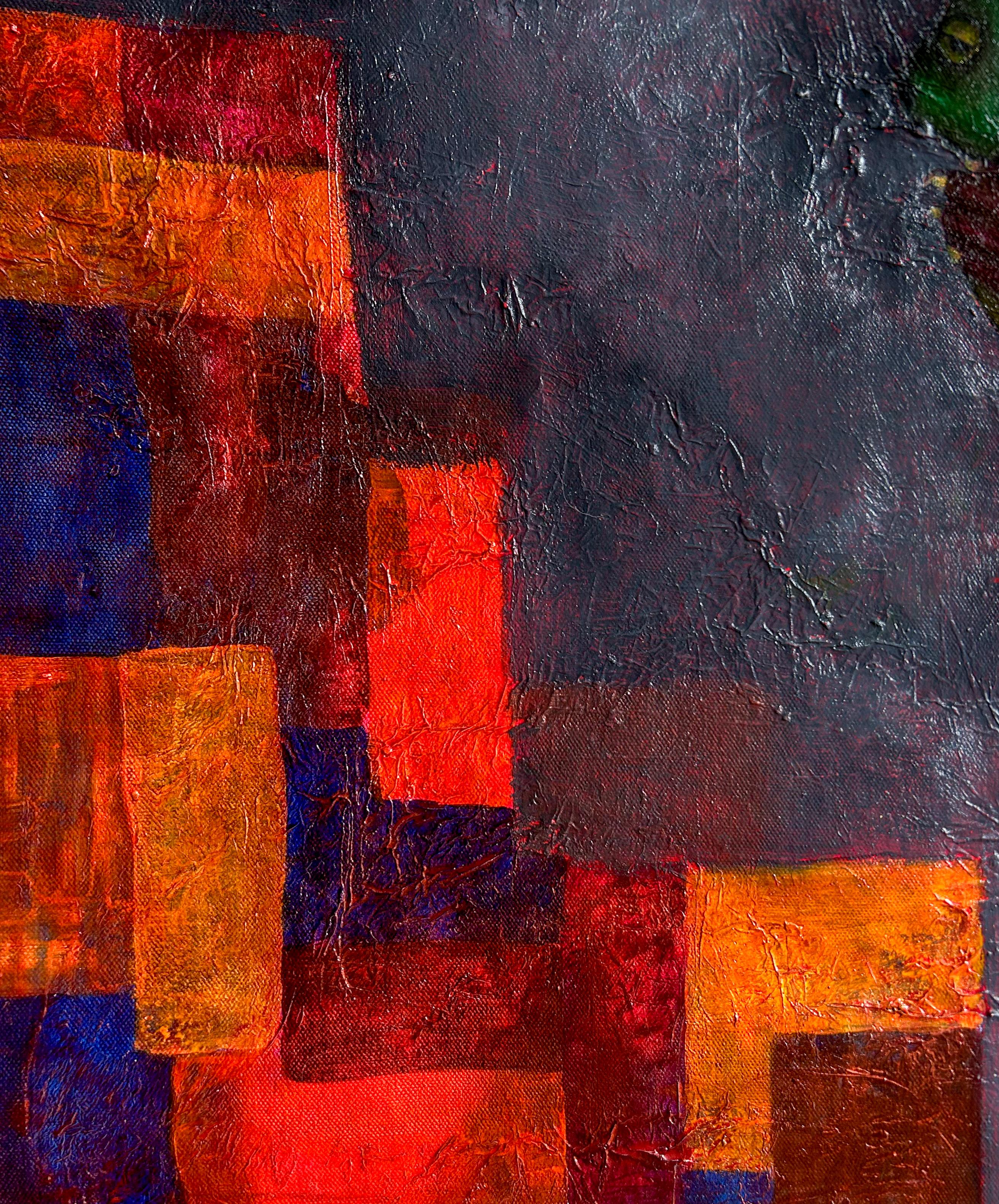 Letter from a stranger : peinture à l'huile sur toile surréaliste 2