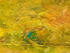 « Magic Bull » : peinture à l'huile sur toile, signée, 78 x 100 cm