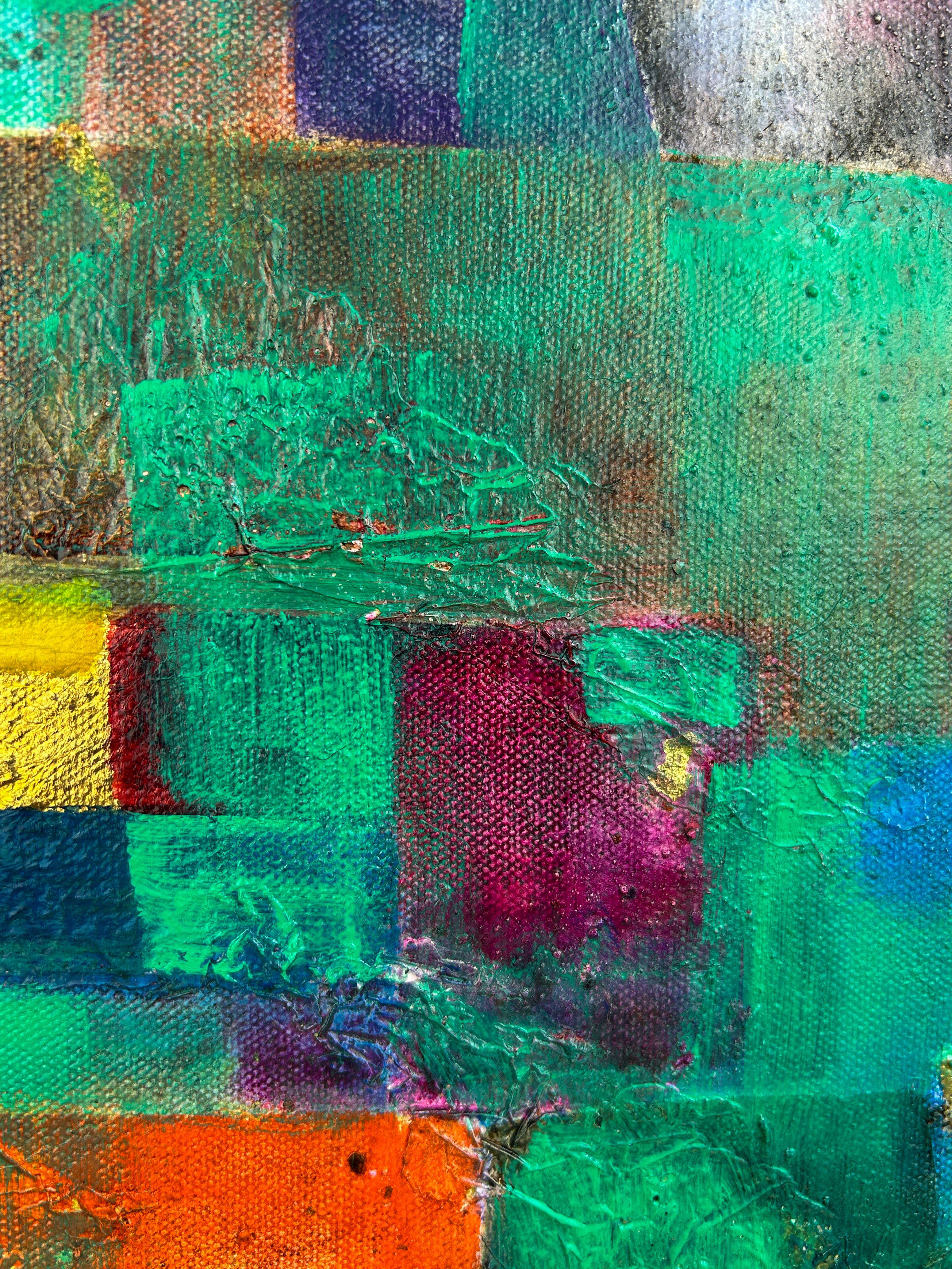 Pittura a olio su tela. Un cane dimenticato su Greene & Greene. in vendita 5