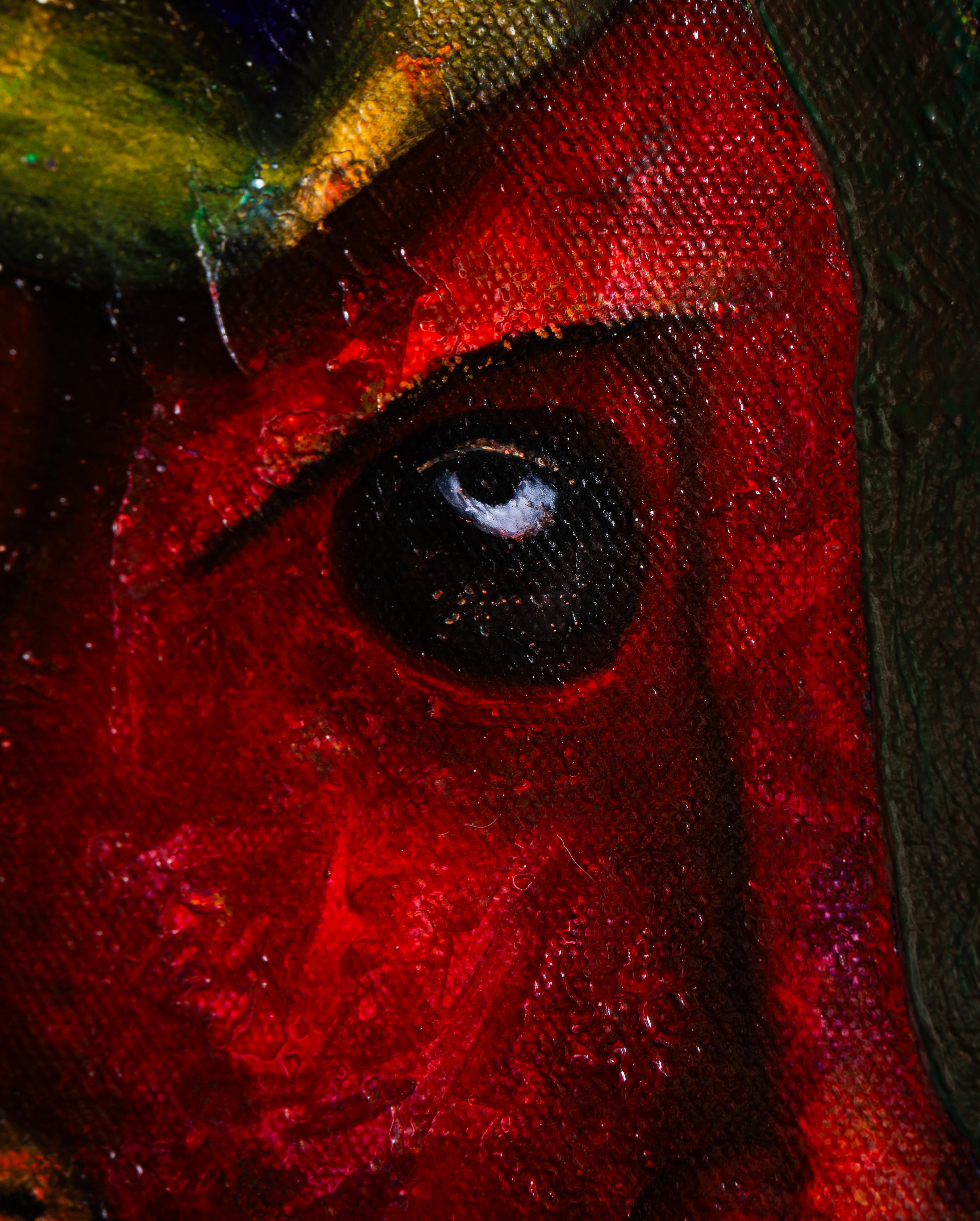 Pintura al óleo sobre lienzo. 