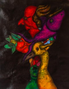 Retour à ce qui a été perdu - peinture à l'huile
