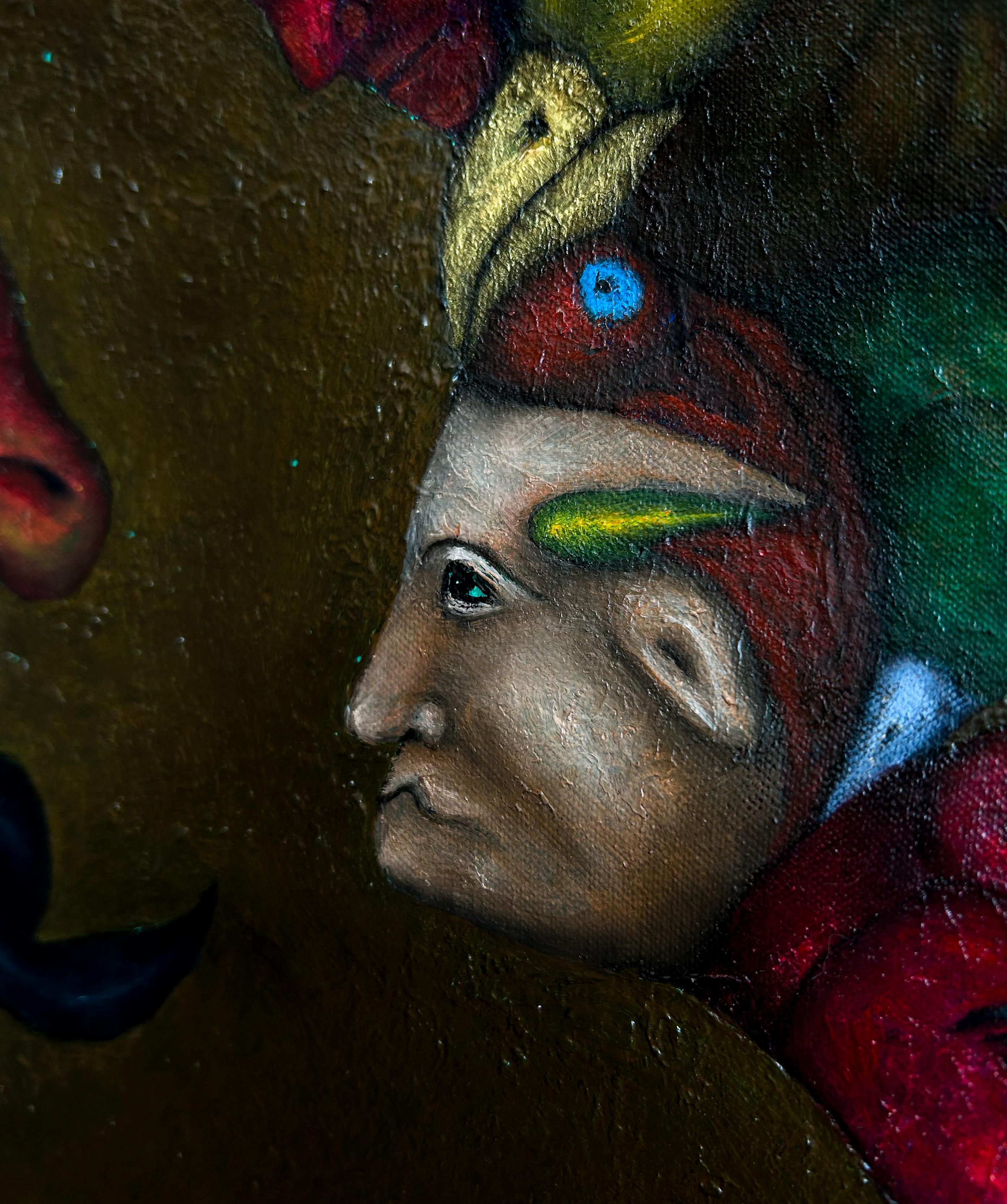Rhapsodie in den Tropen – Painting von Luis Alexander Rodríguez (Ie-Xiua)