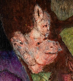 SURREAL Figurative painting with animals
