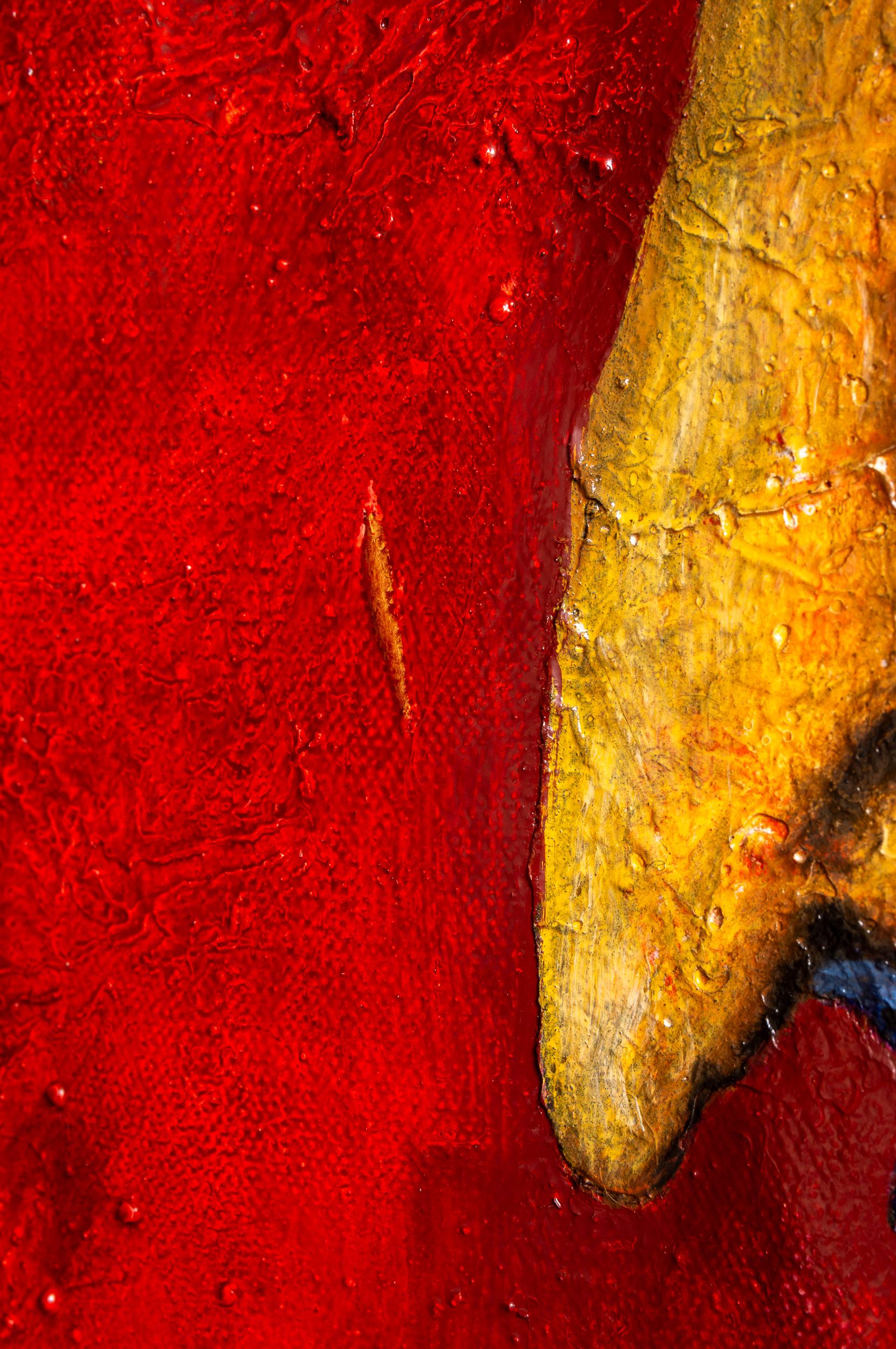 Suspension - Animal figurative magic in red 5