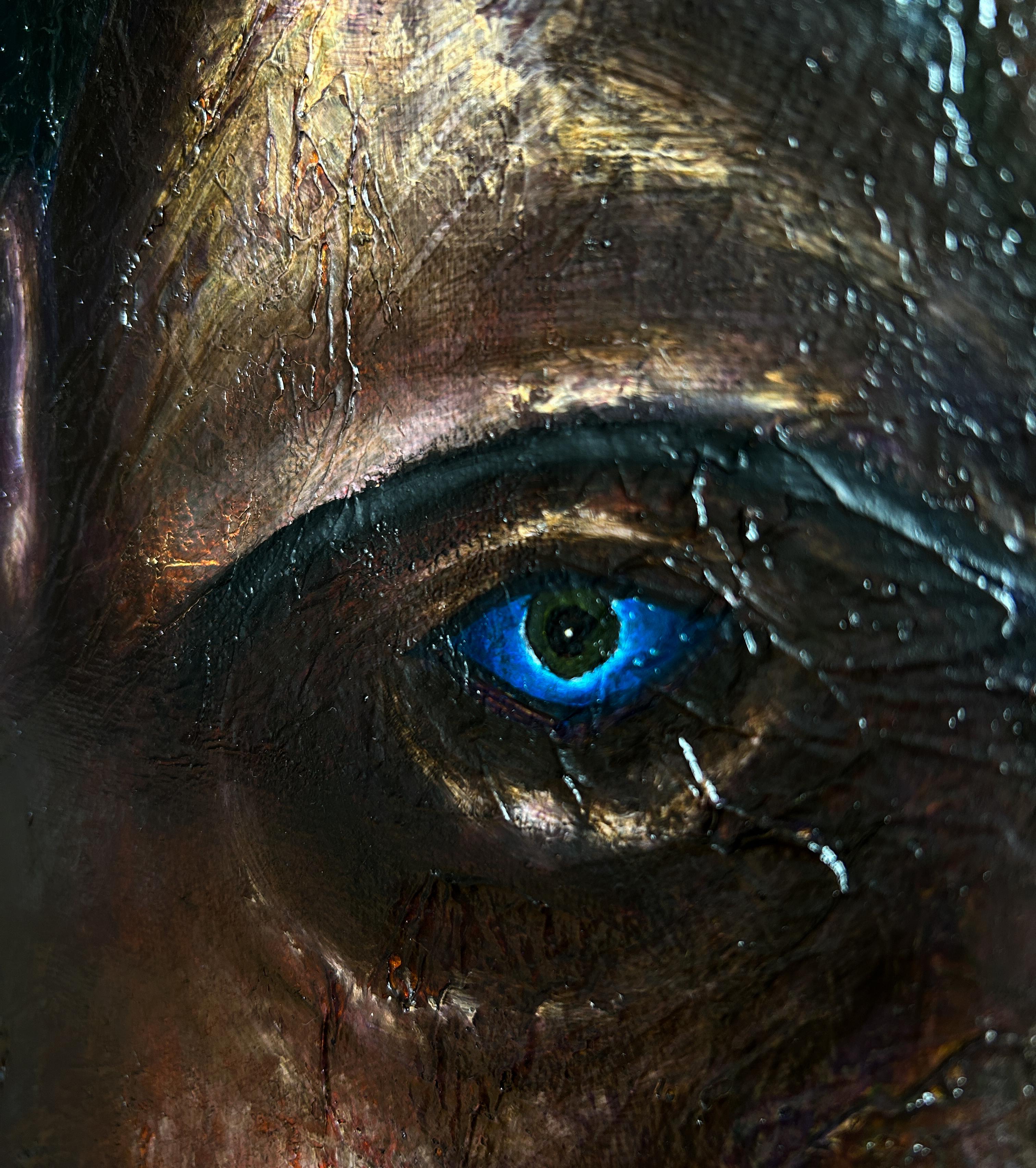 Lo splendore dimenticato. (Pittura ad olio su tela figurativa e surreale) 6