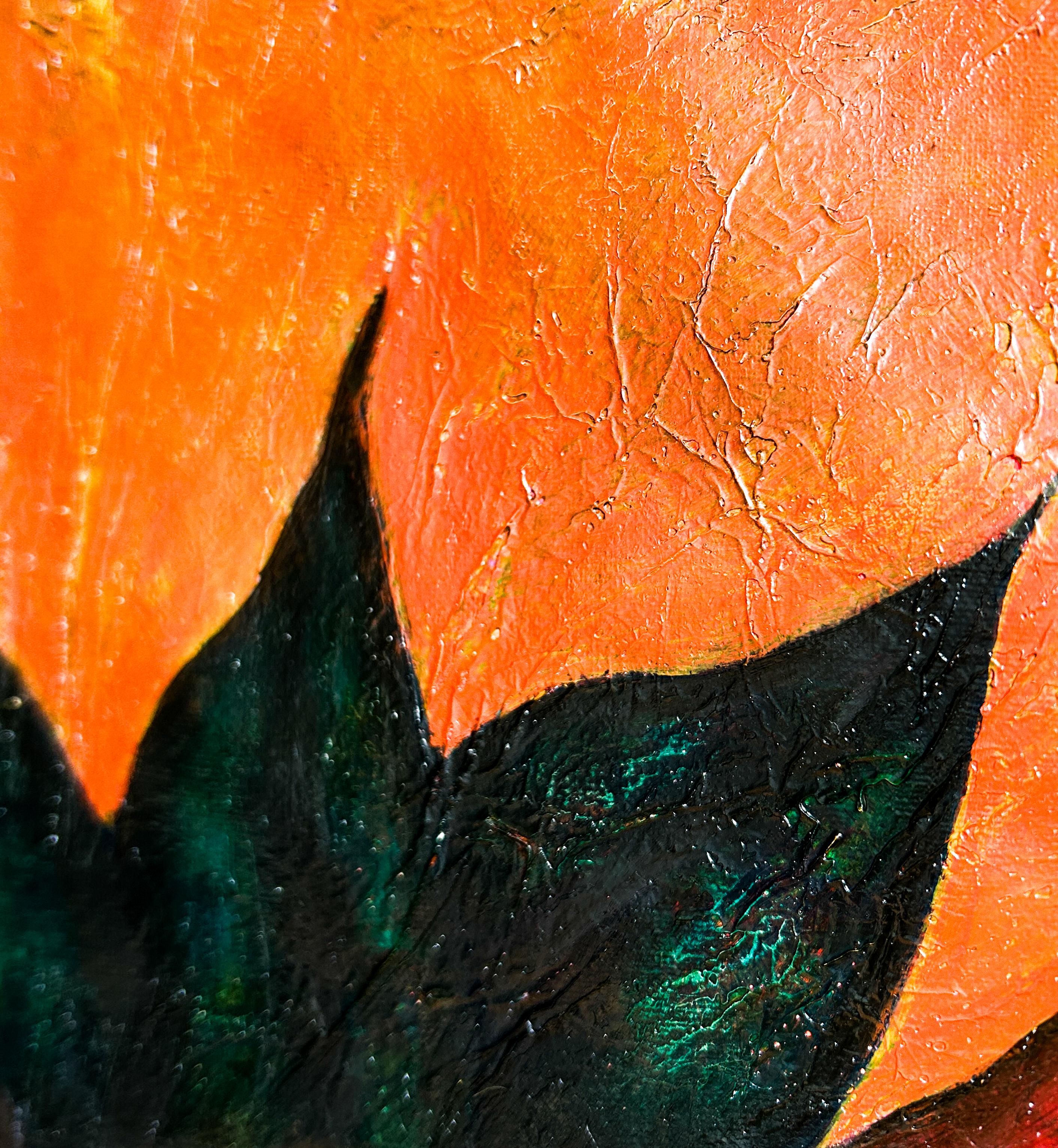 Lo splendore dimenticato. (Pittura ad olio su tela figurativa e surreale) 7