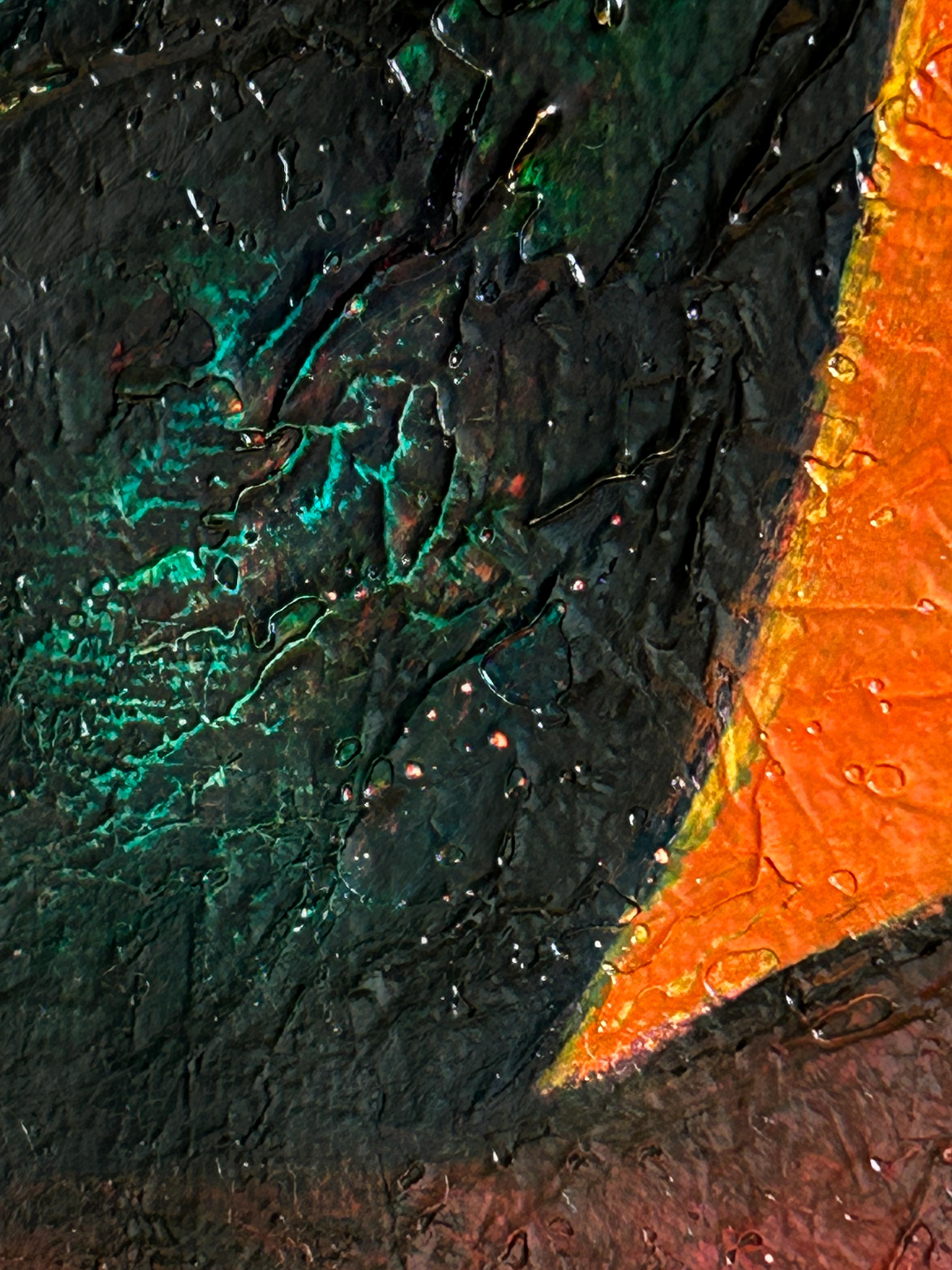 Lo splendore dimenticato. (Pittura ad olio su tela figurativa e surreale) 8