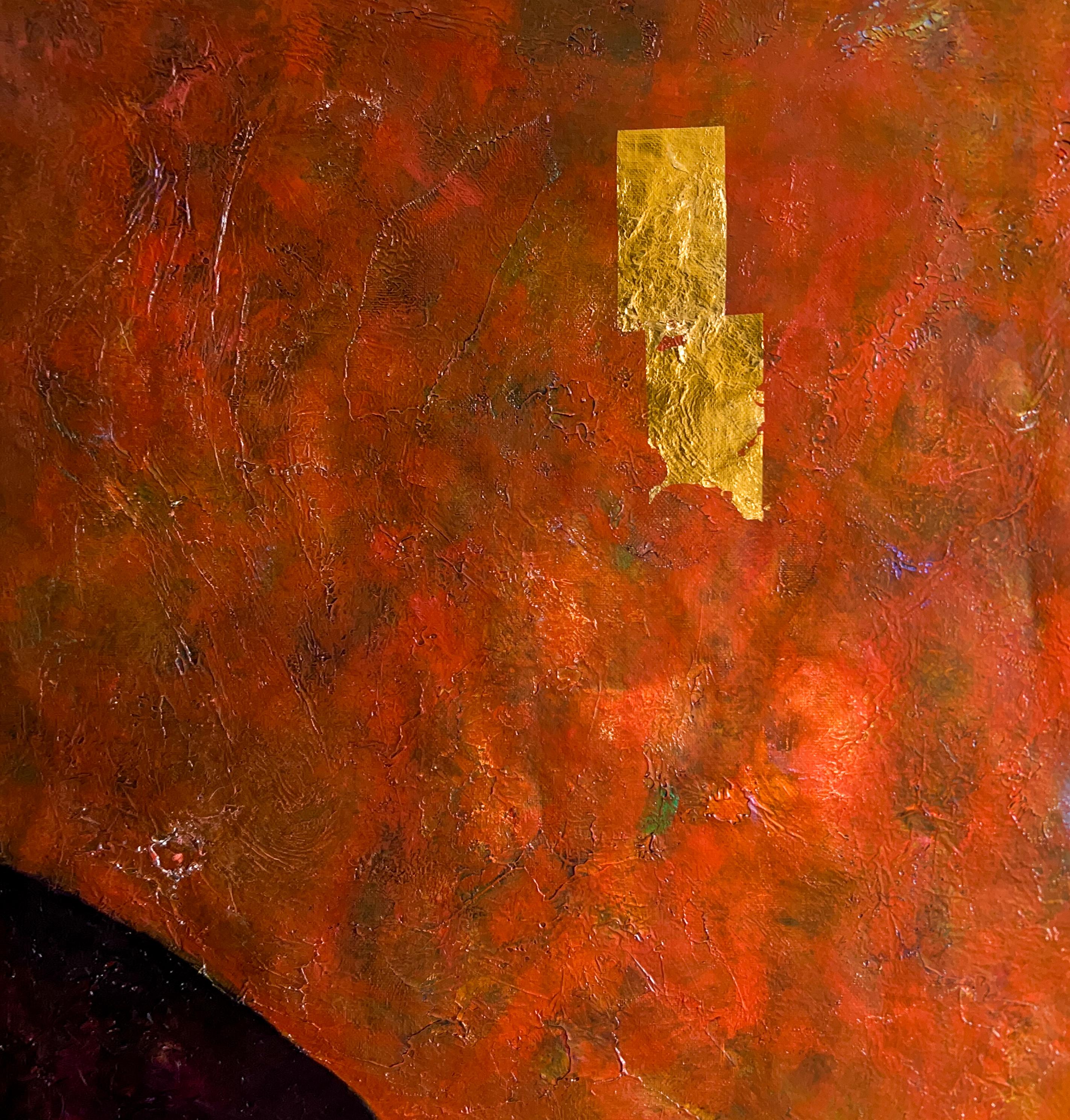 Lo splendore dimenticato. (Pittura ad olio su tela figurativa e surreale) - Painting Contemporaneo di Luis Alexander Rodríguez (Ie-Xiua)