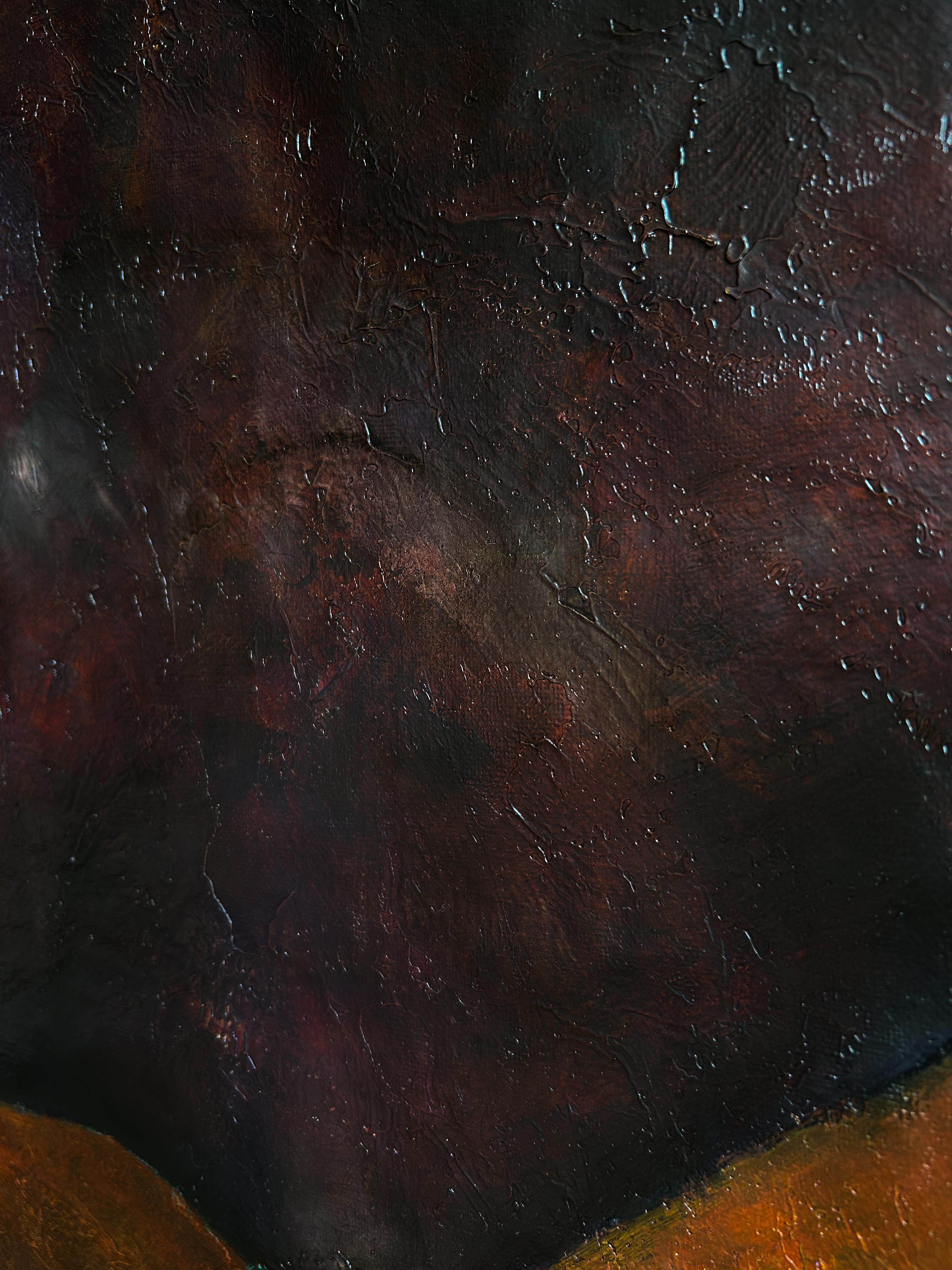 Lo splendore dimenticato. (Pittura ad olio su tela figurativa e surreale) 3