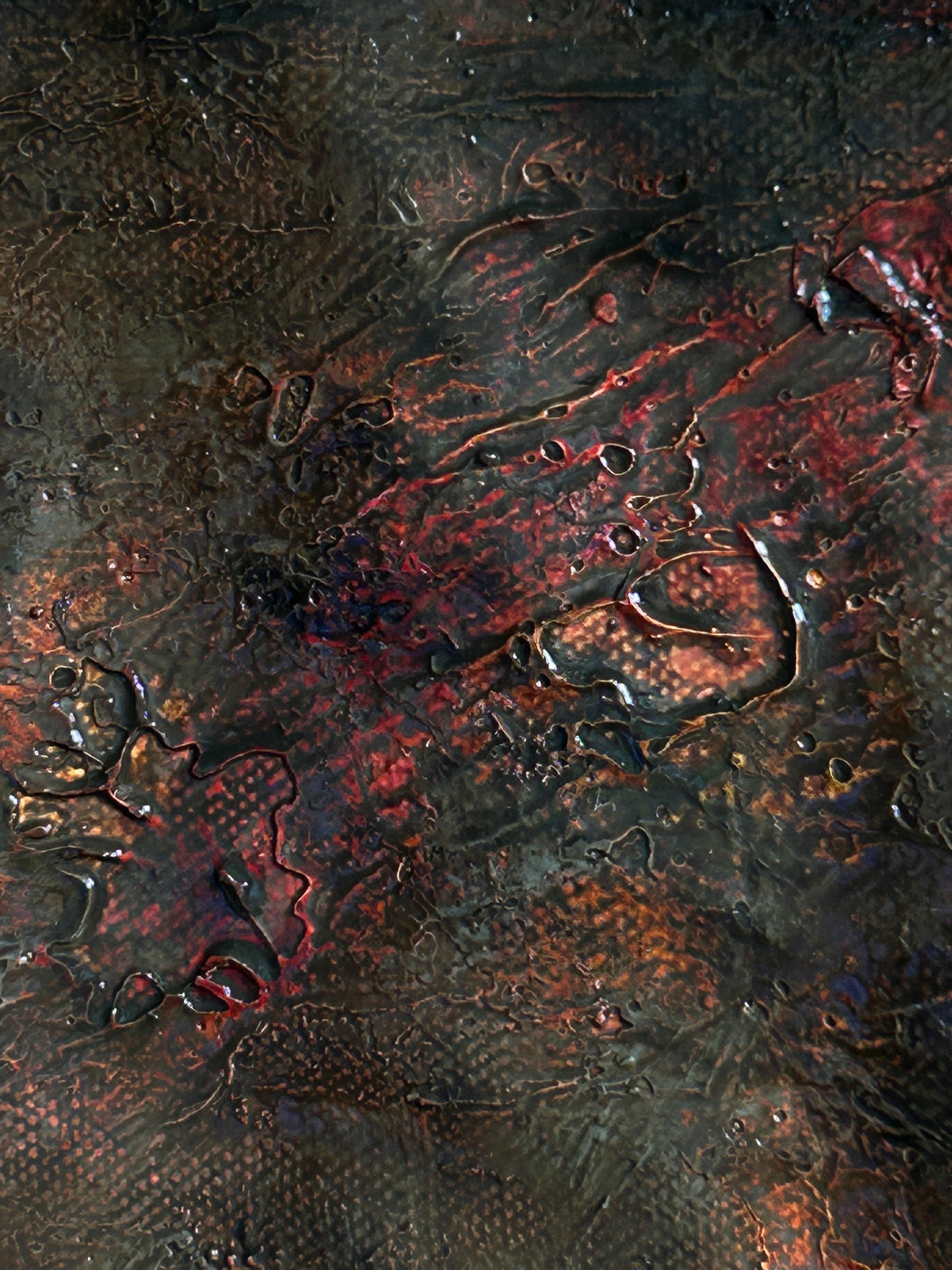 Finestra - Pittura a olio su tela con animali 15