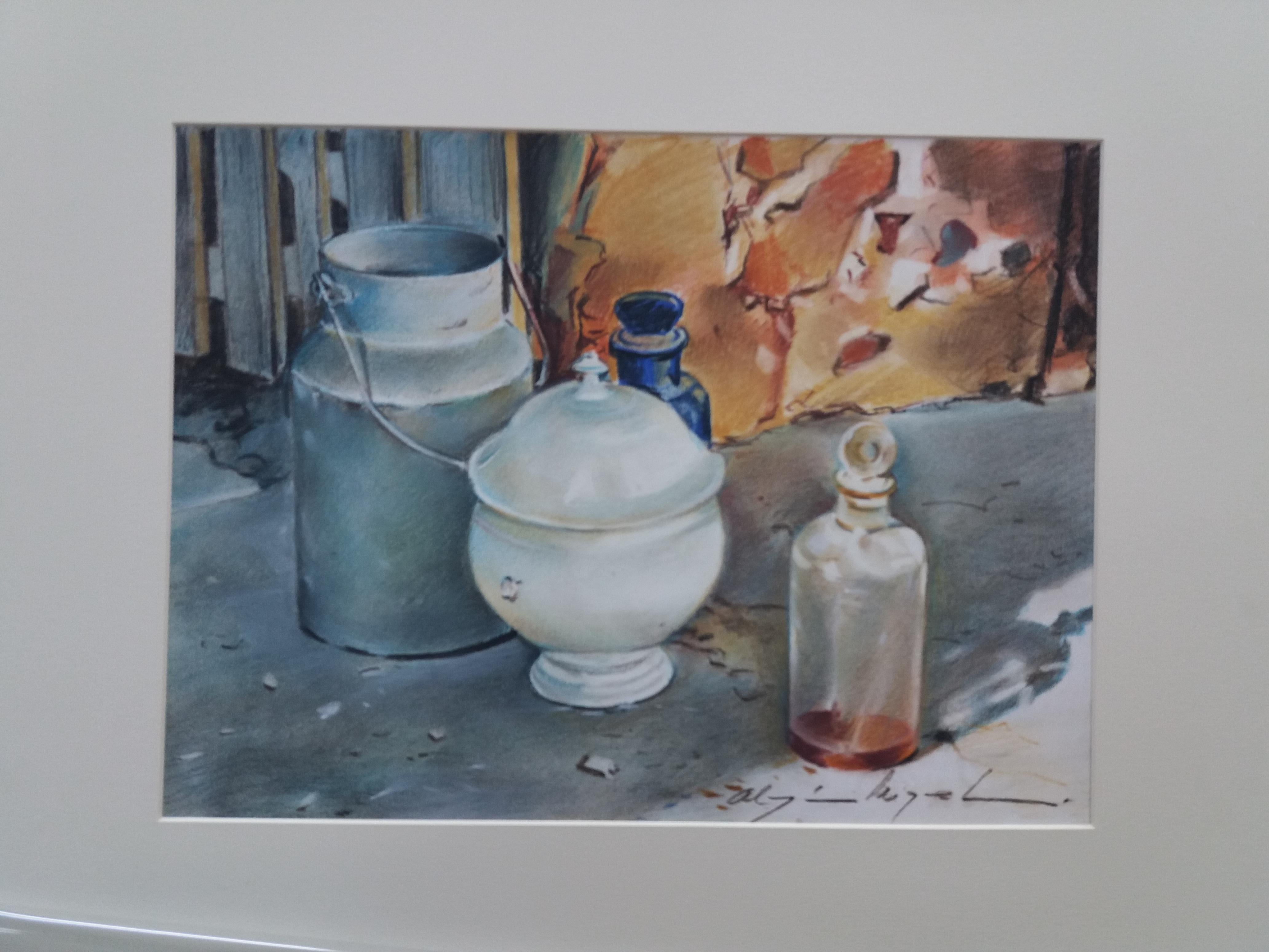 Almazan Realistic Still Life watercolor Painting

 MIQUEL was an artist focused on the art of realism. His structured works on his great mastery of drawing, are romantic and translates us to past times ...
Beautiful works on paper.


