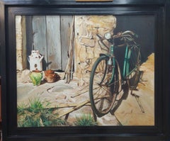 Almazan  Fahrrad  Stillleben-Gemälde in Acryl