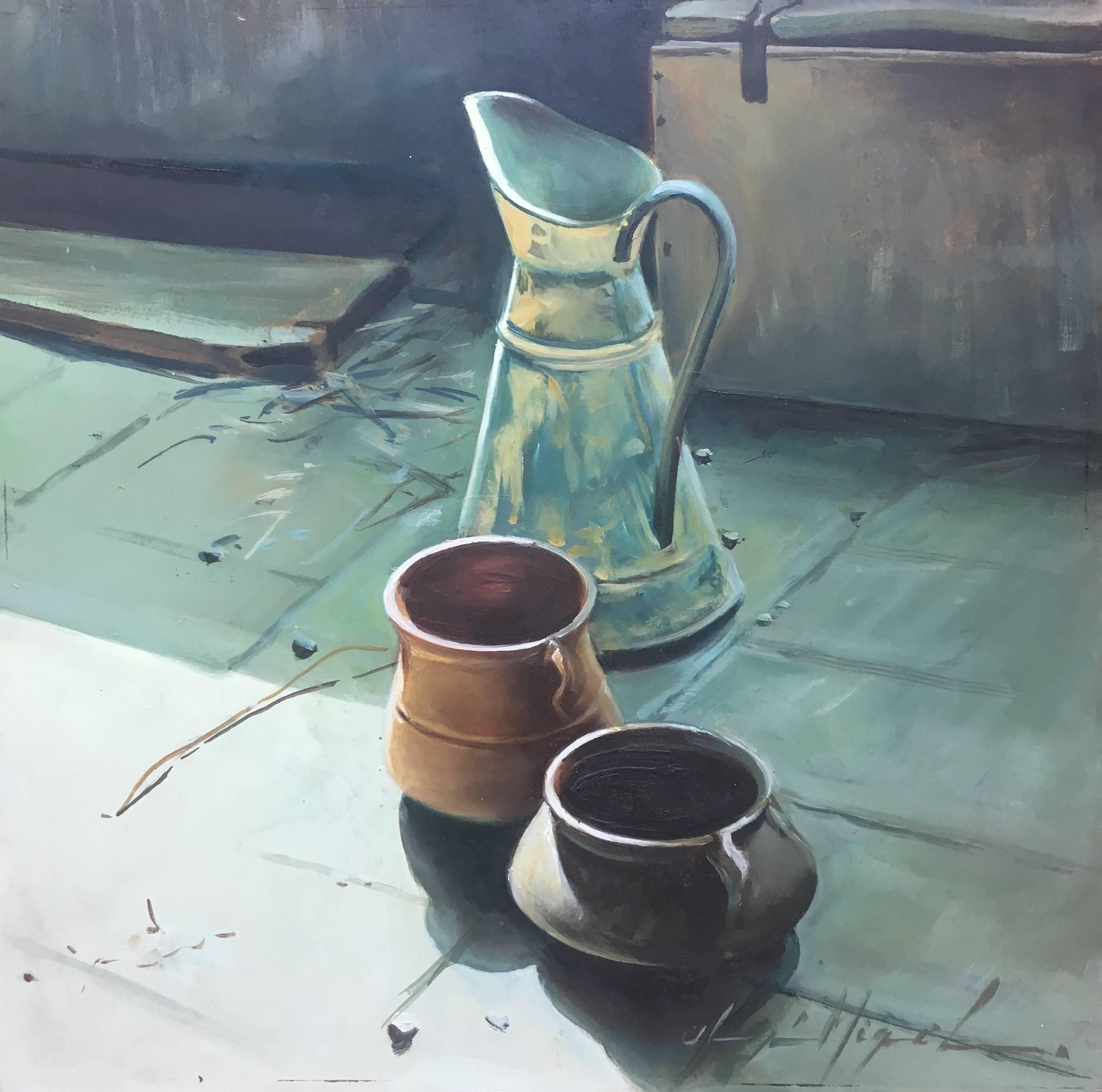 Almazan Natura morta realistica Pittura acrilica - Painting di Luis Almazan Miquel