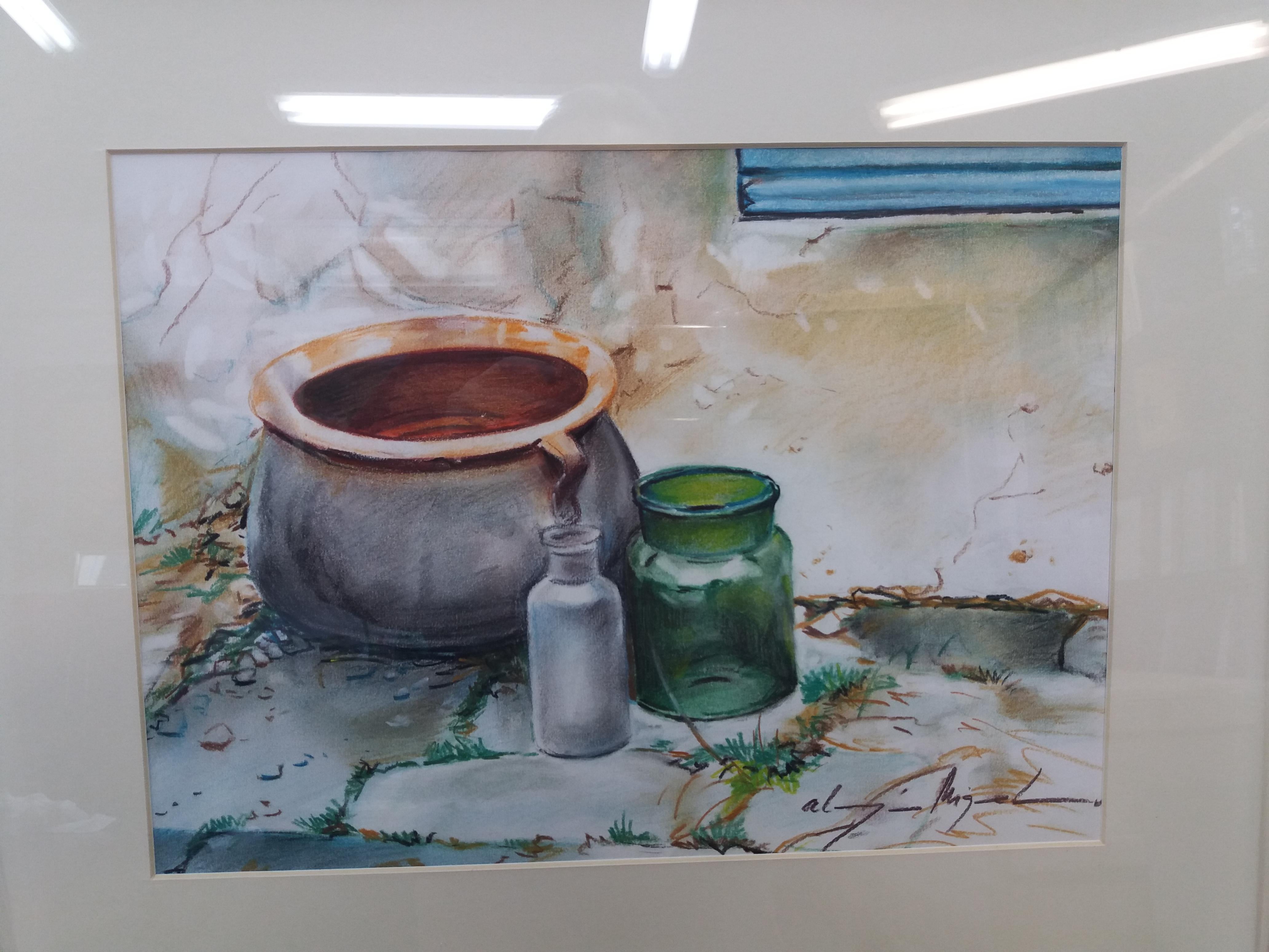Almazán  Naturaleza muerta realista Pintura acrílica - Painting de Luis Almazan Miquel