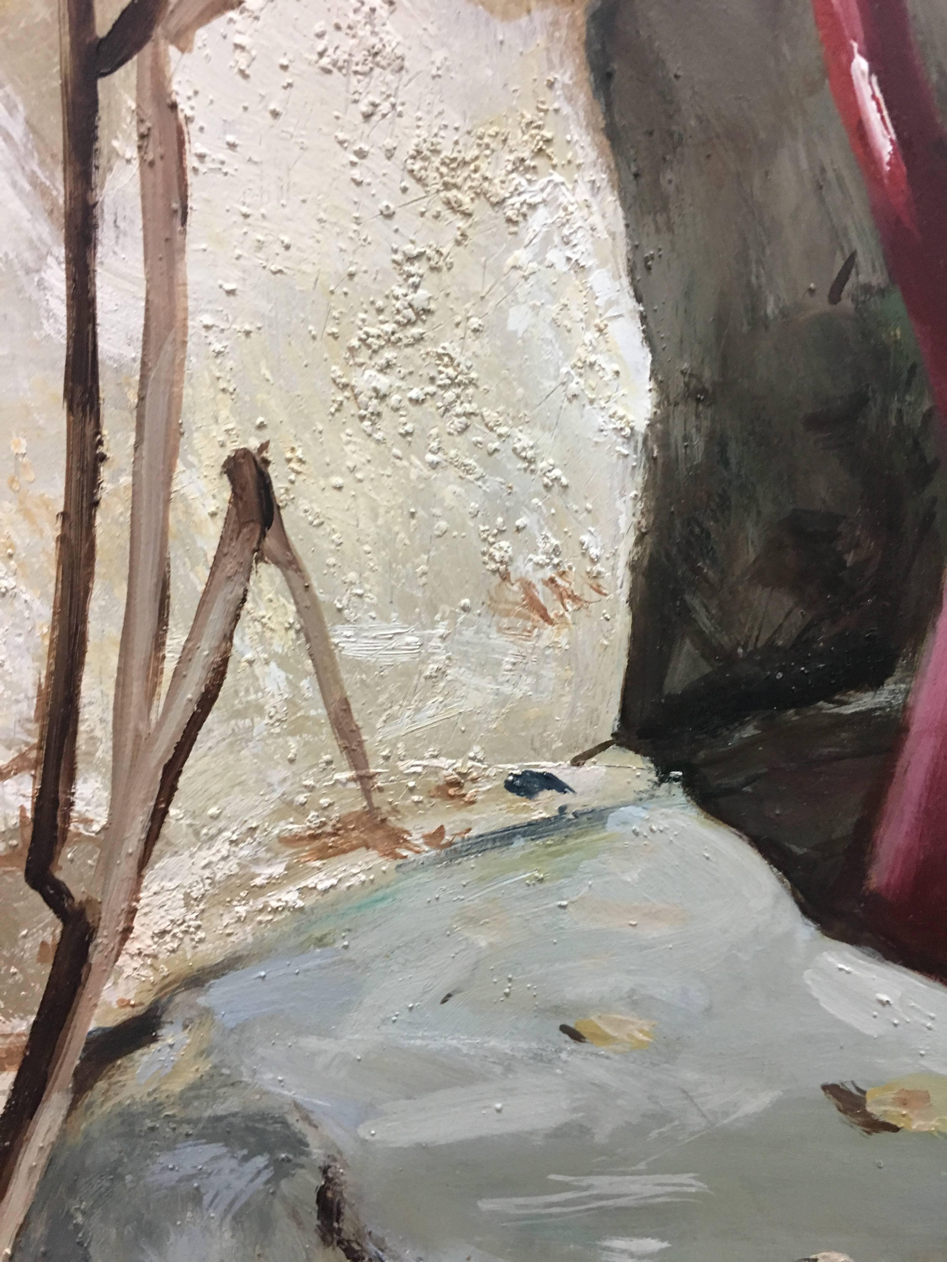 Almazan  Realistisches Stillleben in Acrylgemälde im Angebot 1