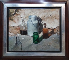 Almazan  Realistisches Stillleben in Acrylgemälde