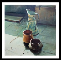 Nature morte réaliste d'Almazan - Peinture acrylique