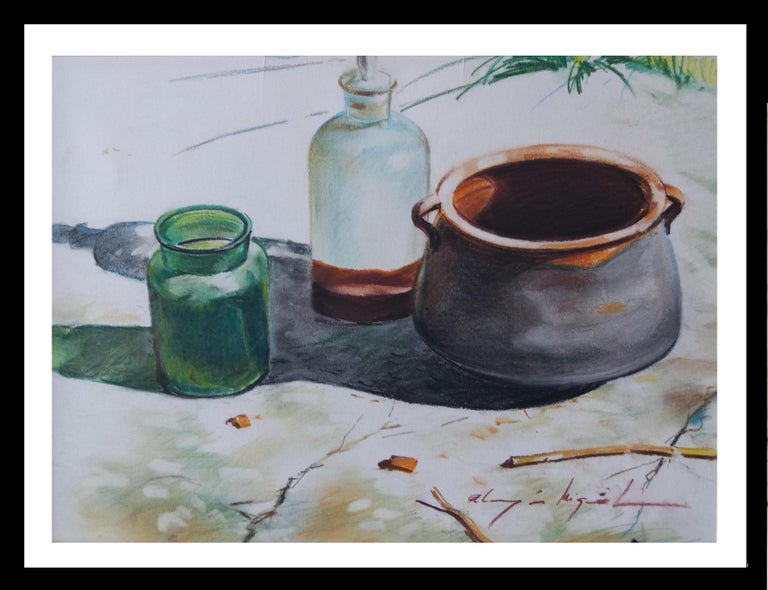 Luis Almazan Miquel Almazan Realistic Still Life Watercolor