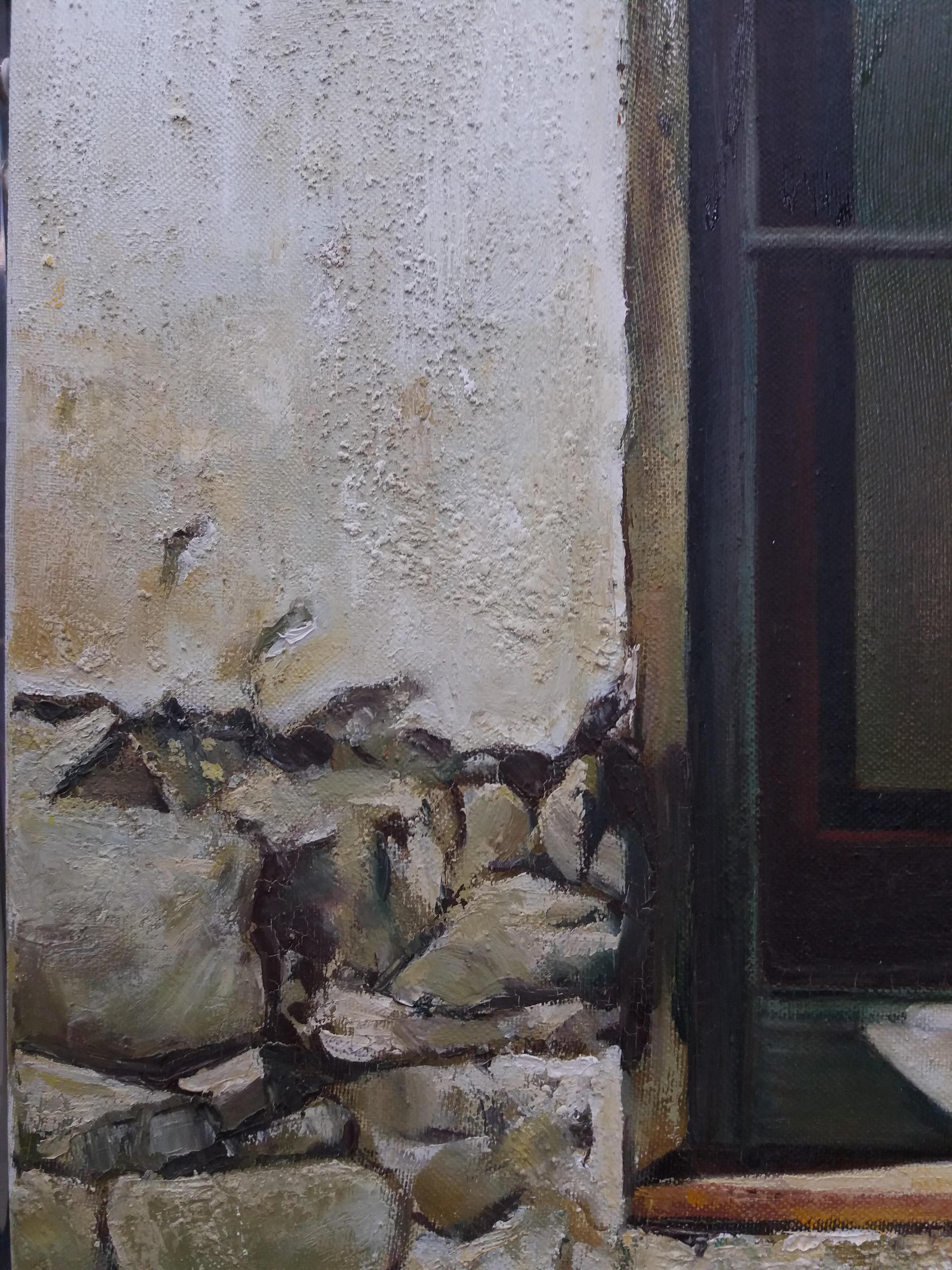 Almazan Realistisches Stilleben Acrylgemälde . gerahmt
 Almazan war ein Künstler, der sich auf die Kunst des Realismus konzentrierte. Seine strukturierten Werke über seine große Meisterschaft der Zeichnung, sind romantisch und versetzt uns in