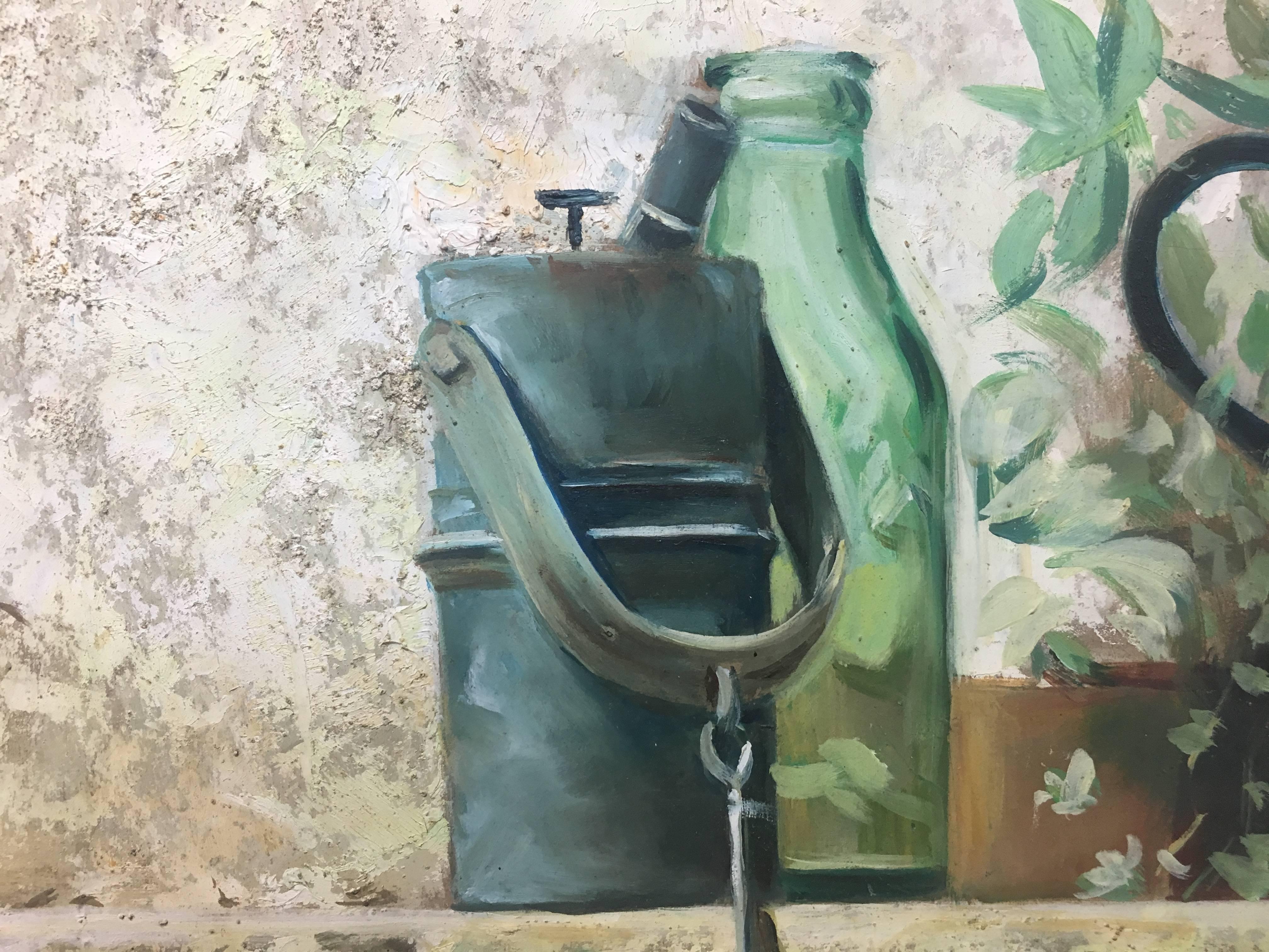 Almazan Naturaleza muerta realista Pintura acrílica con marco
 del artista español ALMAZAN MIQUEL.
