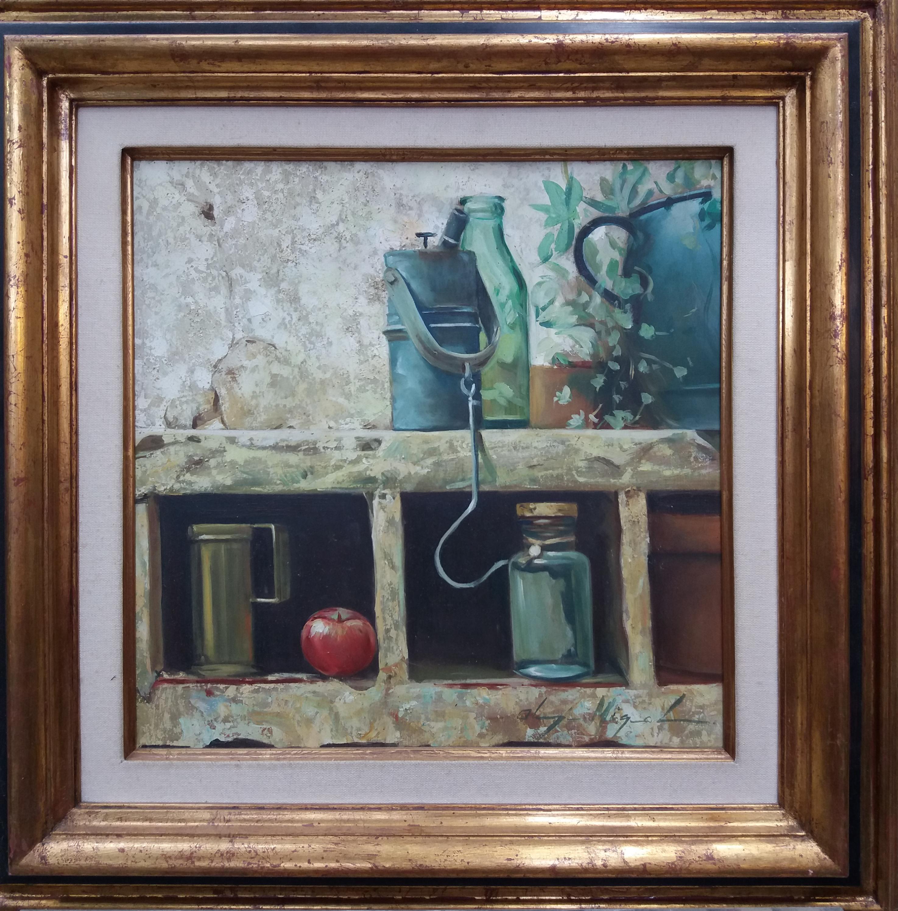 Almazán  Naturaleza Muerta Pintura Acrílica en venta 4