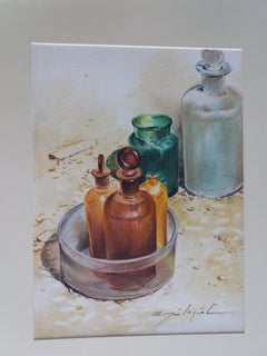 Almazan  Vertical  Realistic Still-Life Acrylic Painting