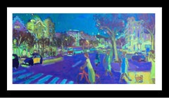 Luis Amer  11 "BARCELONA I"    pintura acrílica expresionista original