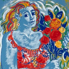 Spring 1995 Collection 4 Seasons Signed Original Engraving Spanish Artist