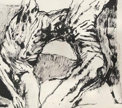 Male Nudes Drawing 10.38"x14.63" by Contemporary Famous Columbian Artist