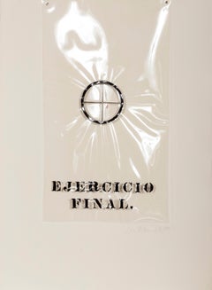 Vintage Ejercicio Final, Intagio and Printed Overlay by Luis Camnizter