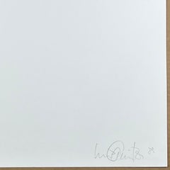 « La Impresion », 1989, art conceptuel d'artiste uruguais, impression originale signée à la main