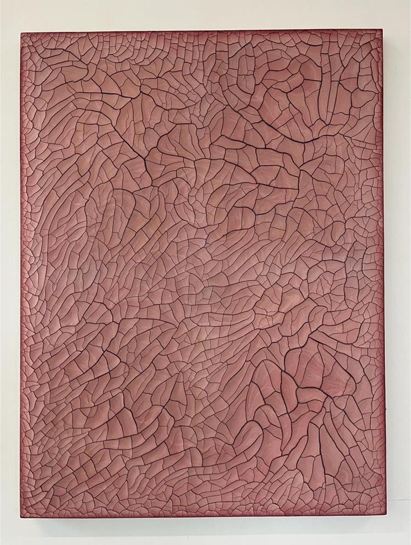 Vortex 31, Arte contemporanea, Pittura astratta, 21° secolo - Abstract Painting Marrone di Luis Carrera-Maul
