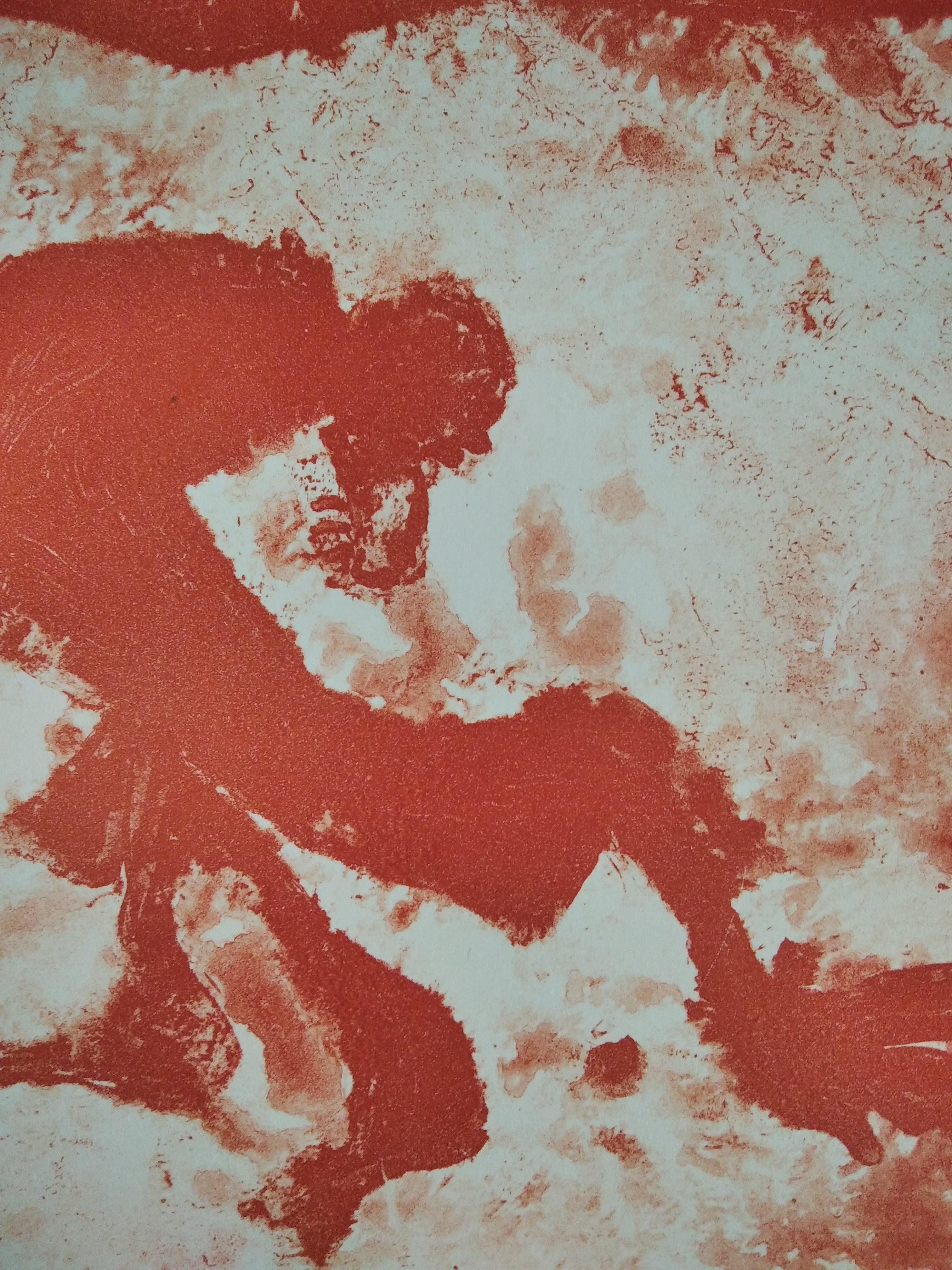 Senza titolo - Abstract Painting Marrone di Luis Claramunt 