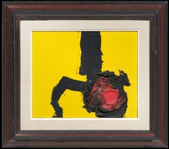 Luis Feito. Composition 465-A. 1963. Oil and sand on canvas. 38 x 43 cm.