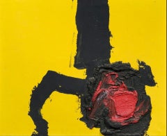 Luis Feito. Composition 465-A. 1963. Oil and sand on canvas. 38 x 43 cm.