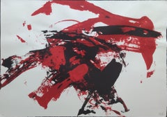 Feito 24 red. black. Rojos. Serigrafia. serie de 35