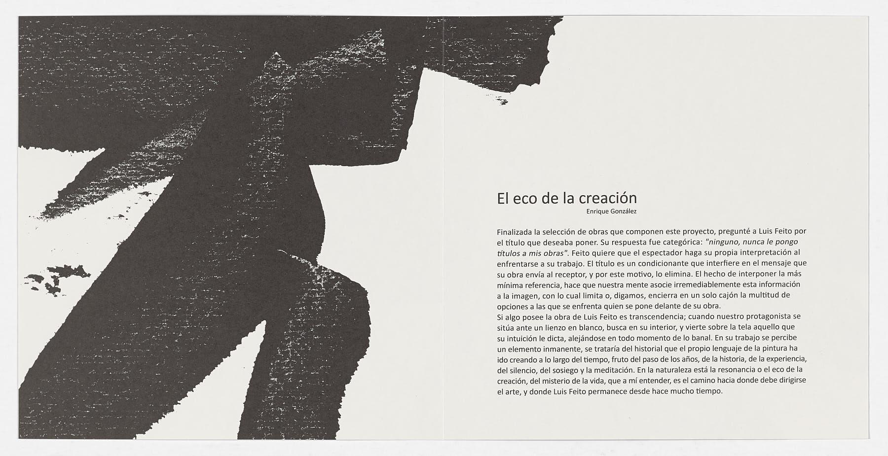 Luis Feito (España, 1929-2021)
Cartera 10 Feitos