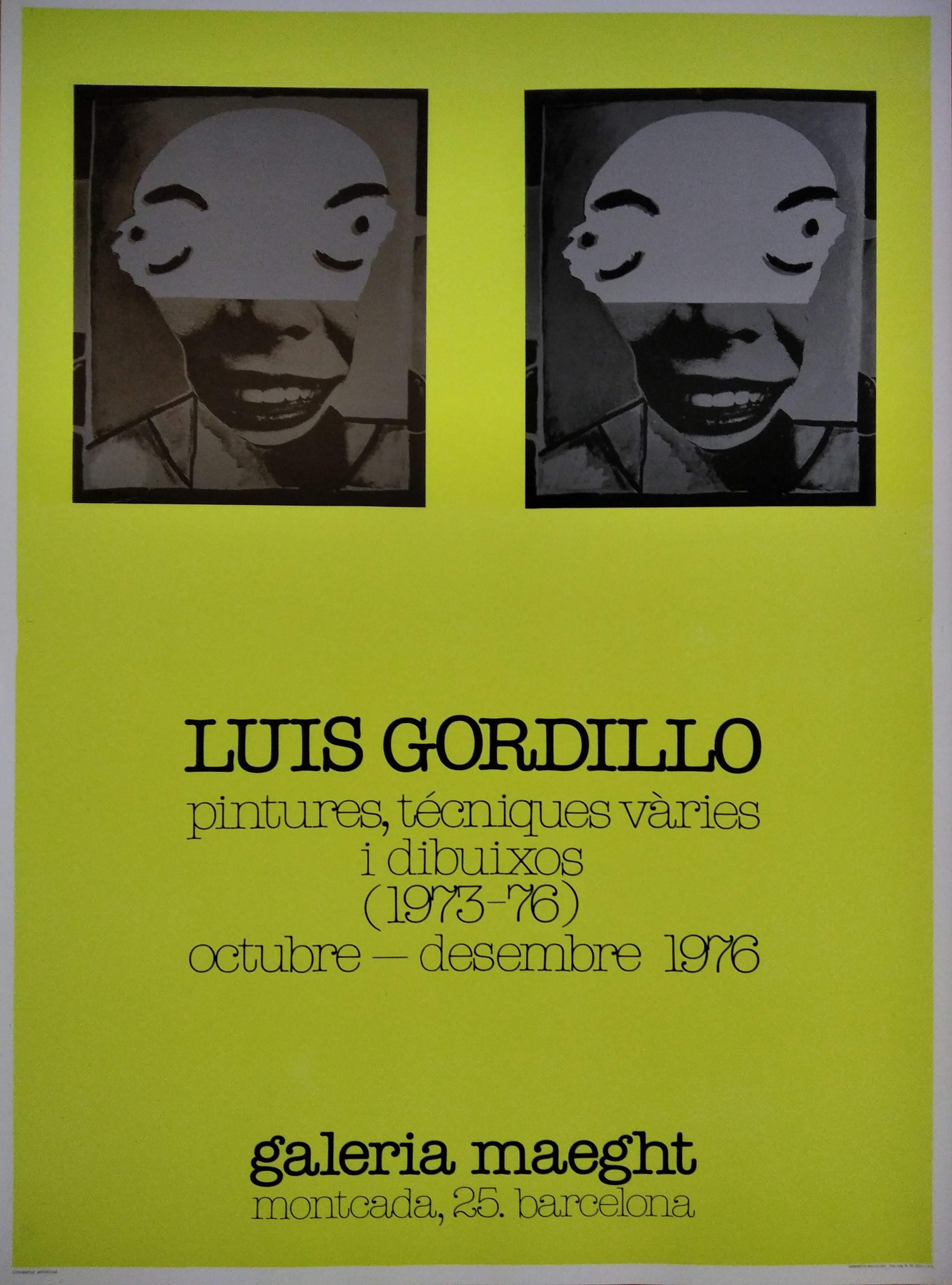 Print Luis Gordillo  -  Galeria Maeght