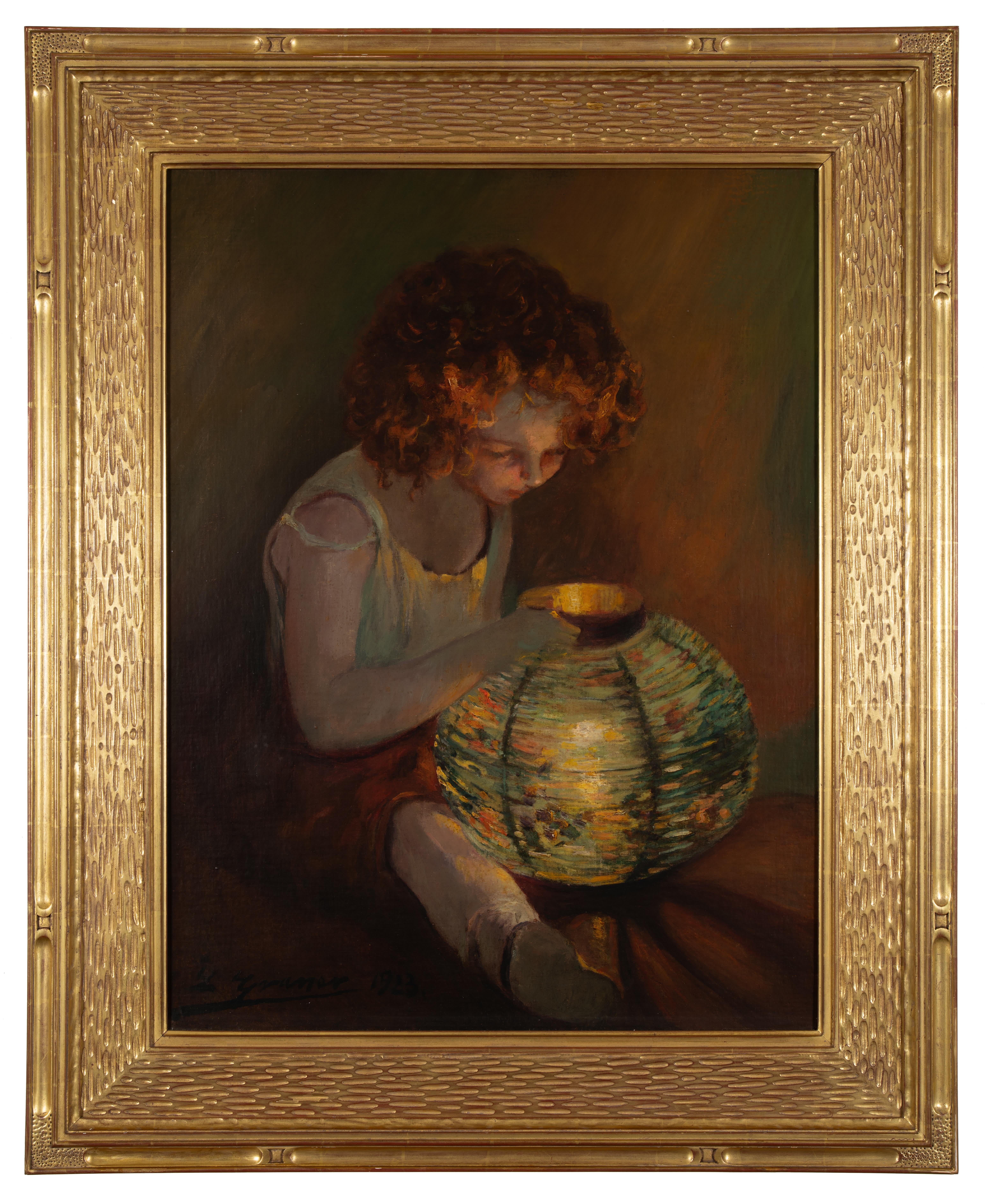 Luis Graner Y Arrufi Figurative Painting - The Glow