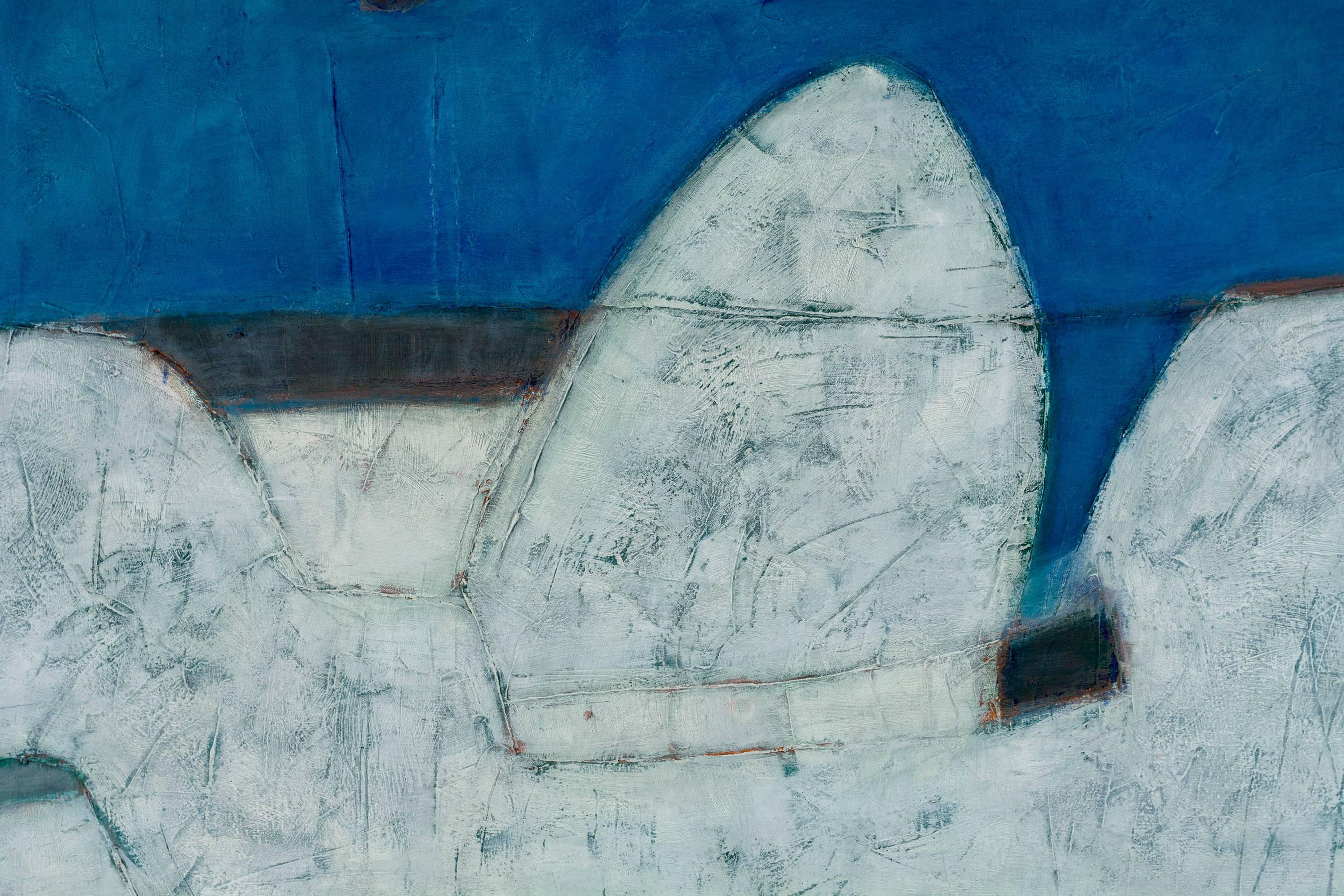 Desnudo abstracto - Abstract Puerto Rican Art - Painting by Luis Hernandez Cruz 