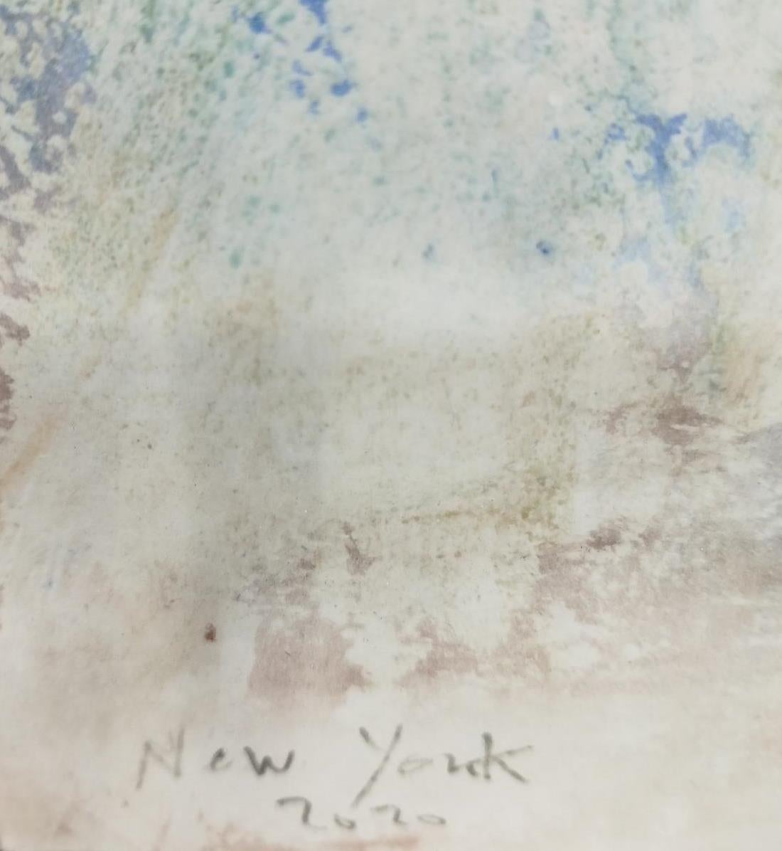 New York acrilico e acquerello incollato su tela. pittura
Luis J. Fernández è nato a Blanca (Murcia) nel 1974.
I paesaggi urbani concepiti da questo artista rompono le leggi dello spazio e del tempo unificando figurazione e astrazione.
La