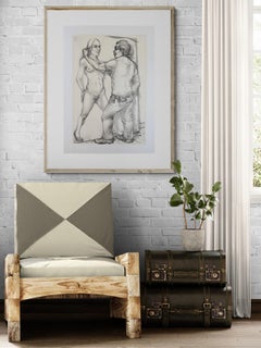 Artist and Model (Landfall Press, Chicano, Figurative, Portrait, ~45% OFF)