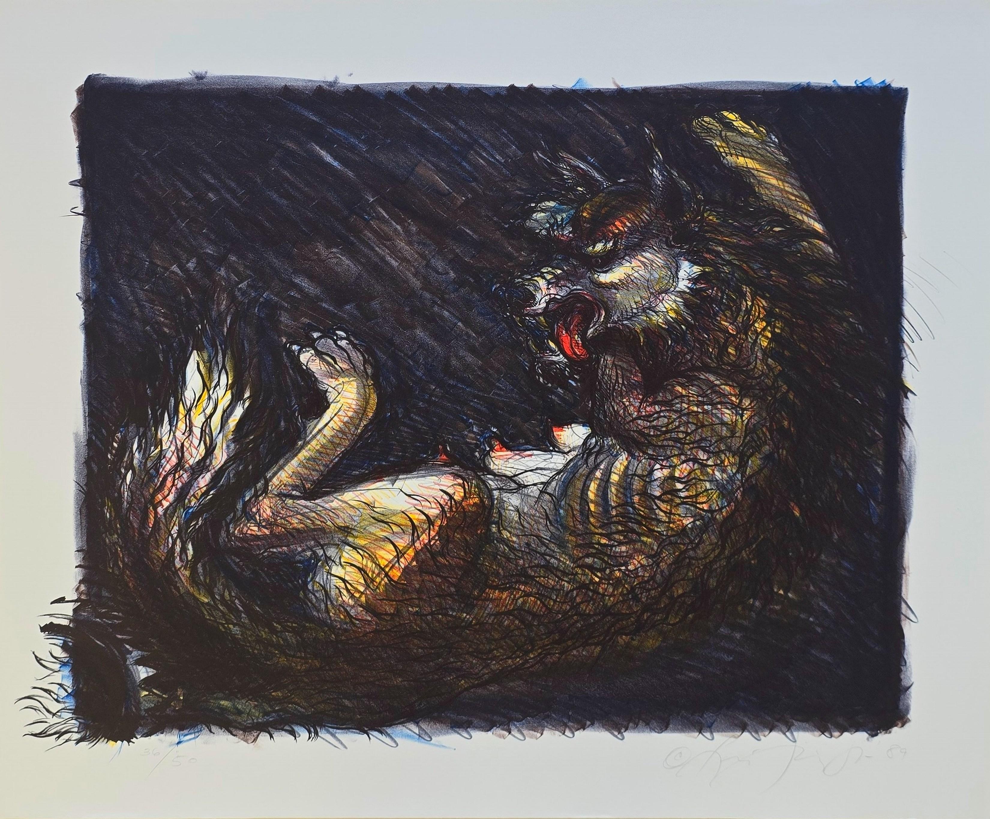 Dead Coyote (Landfall Press, Chicano, Figurativ, ~45% OFF - MUST GO)