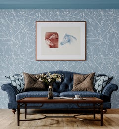 Studie zweier klassischer griechischer Pferdeköpfe und eines modernen Pferdes