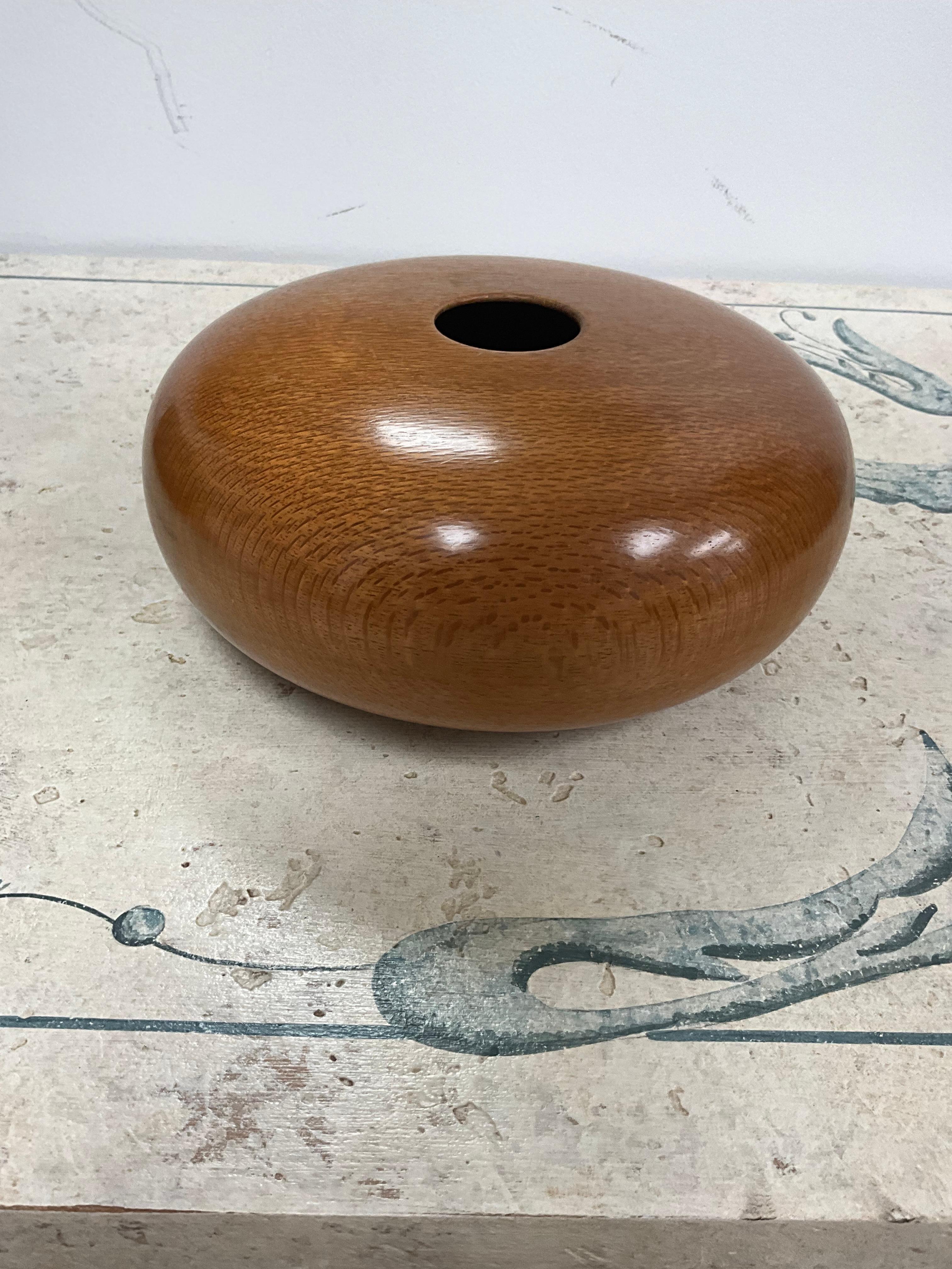 Mid-Century Modern Luis Loyola Studio Hand Turned Bowl Signed For Sale