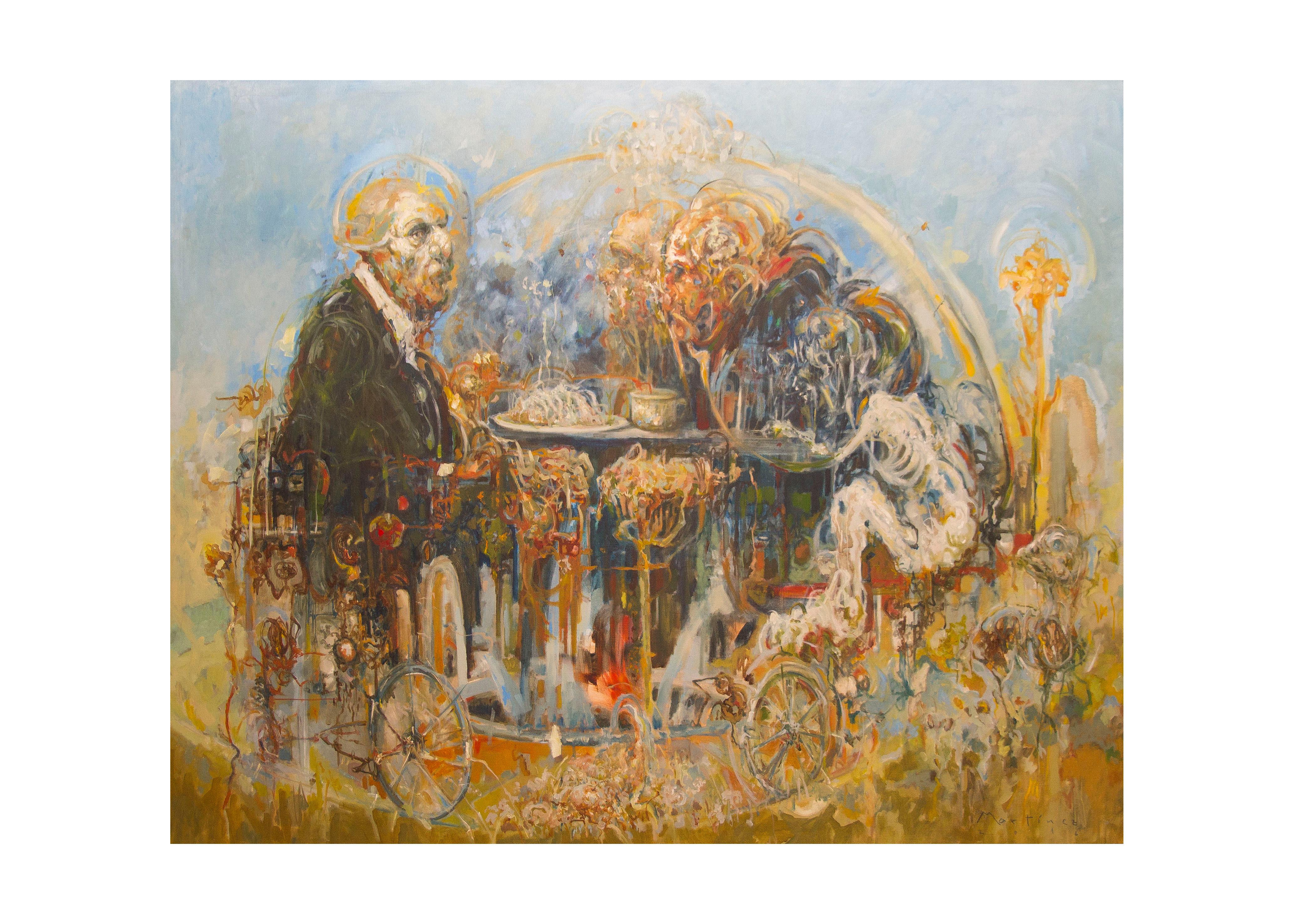 El Acuerdo - Painting by Luis Martinez