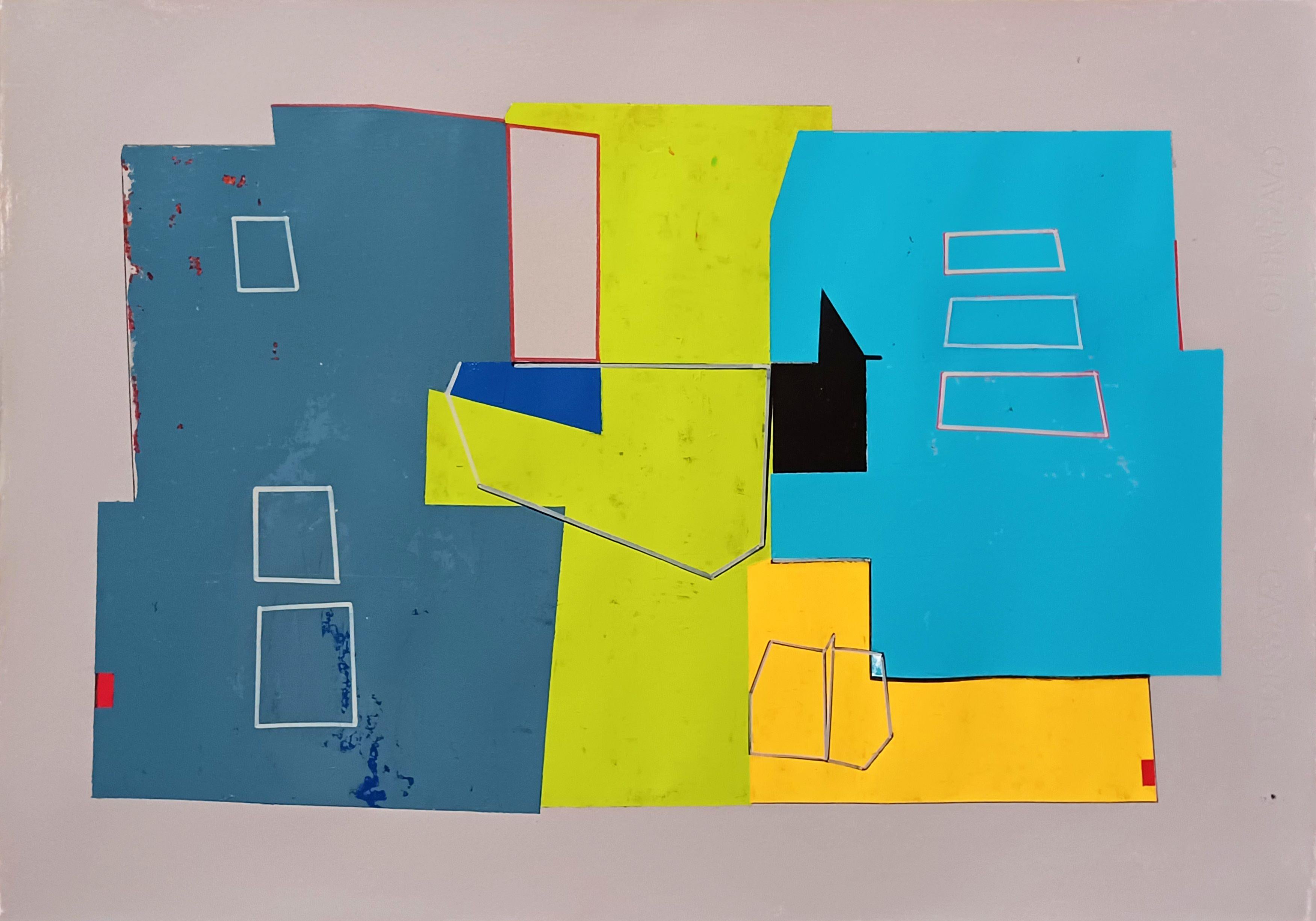 4052C, Malerei, Acryl auf Papier