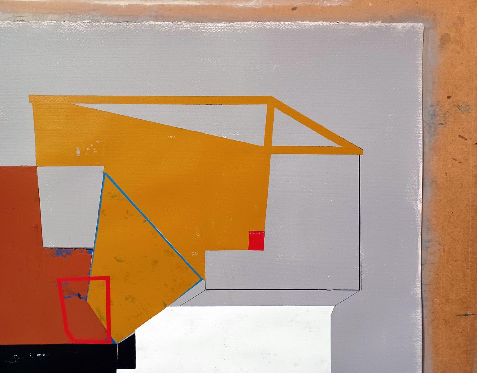 Herbstformen, Malerei, Acryl auf Papier – Painting von Luis  Medina