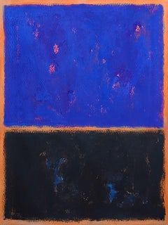 Black and blue II, Painting, Acrylic on Paper